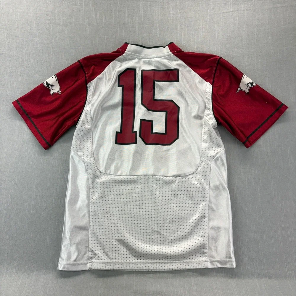 Nike Arkansas Razorbacks Jersey Youth Medium 12/14 #15 White Red Football